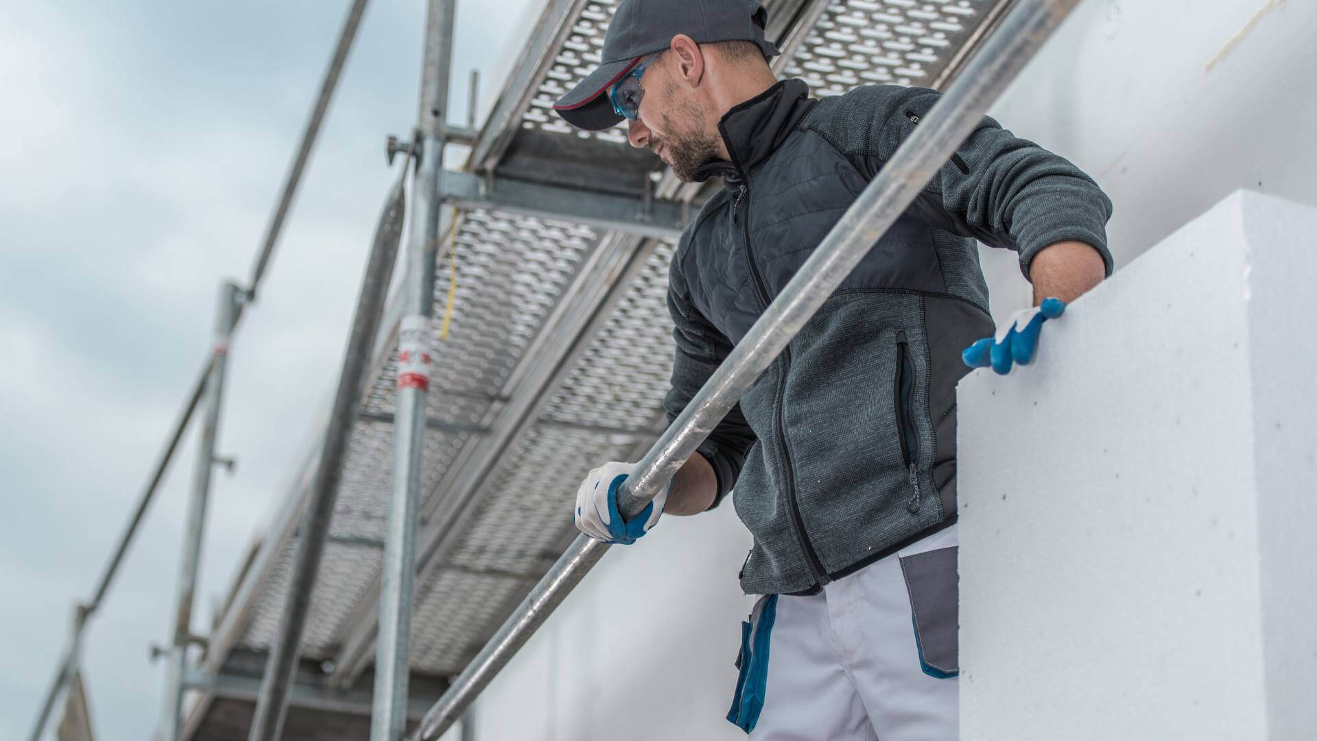 L'échafaudage pour l'ITE Image