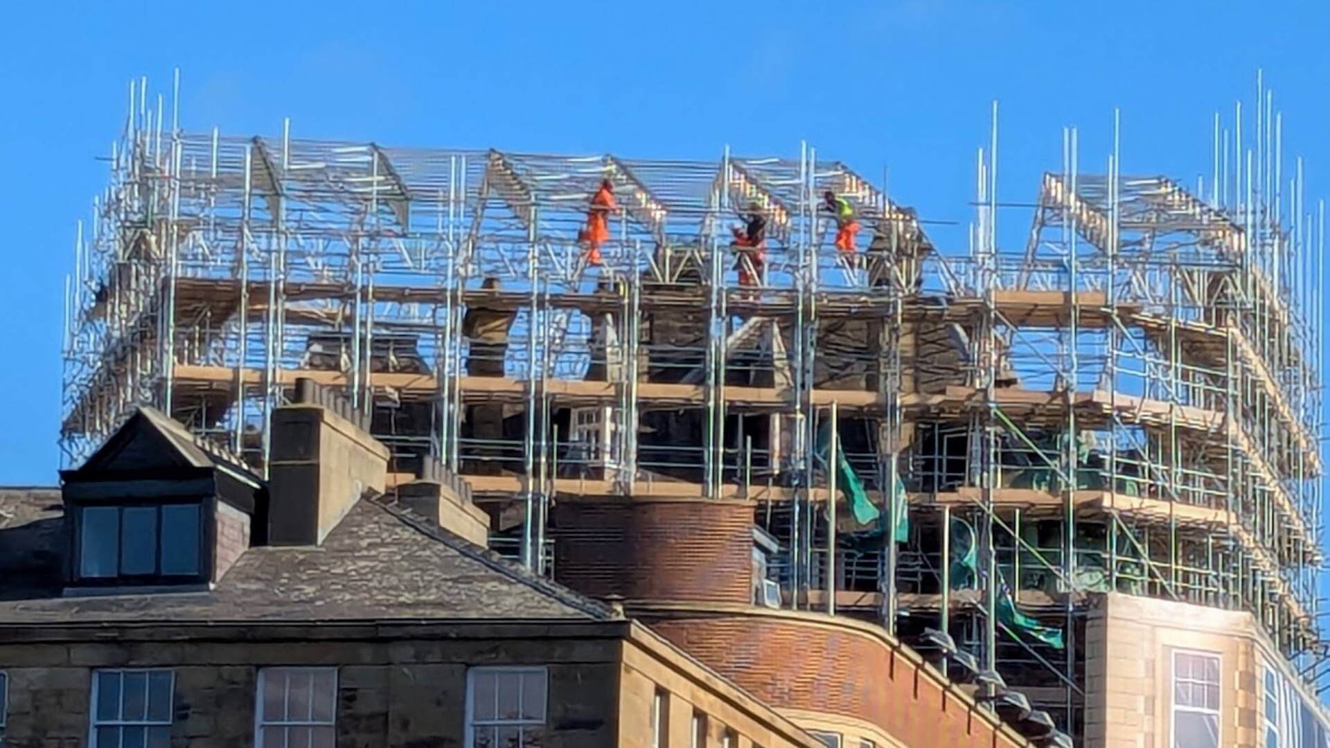 Règles de montage d'un échafaudage façadier Image