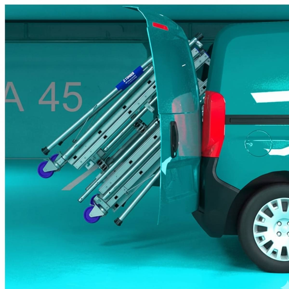 Échafaudage télescopique Z'Tower Tubesca Comabi – Montage en 2 min