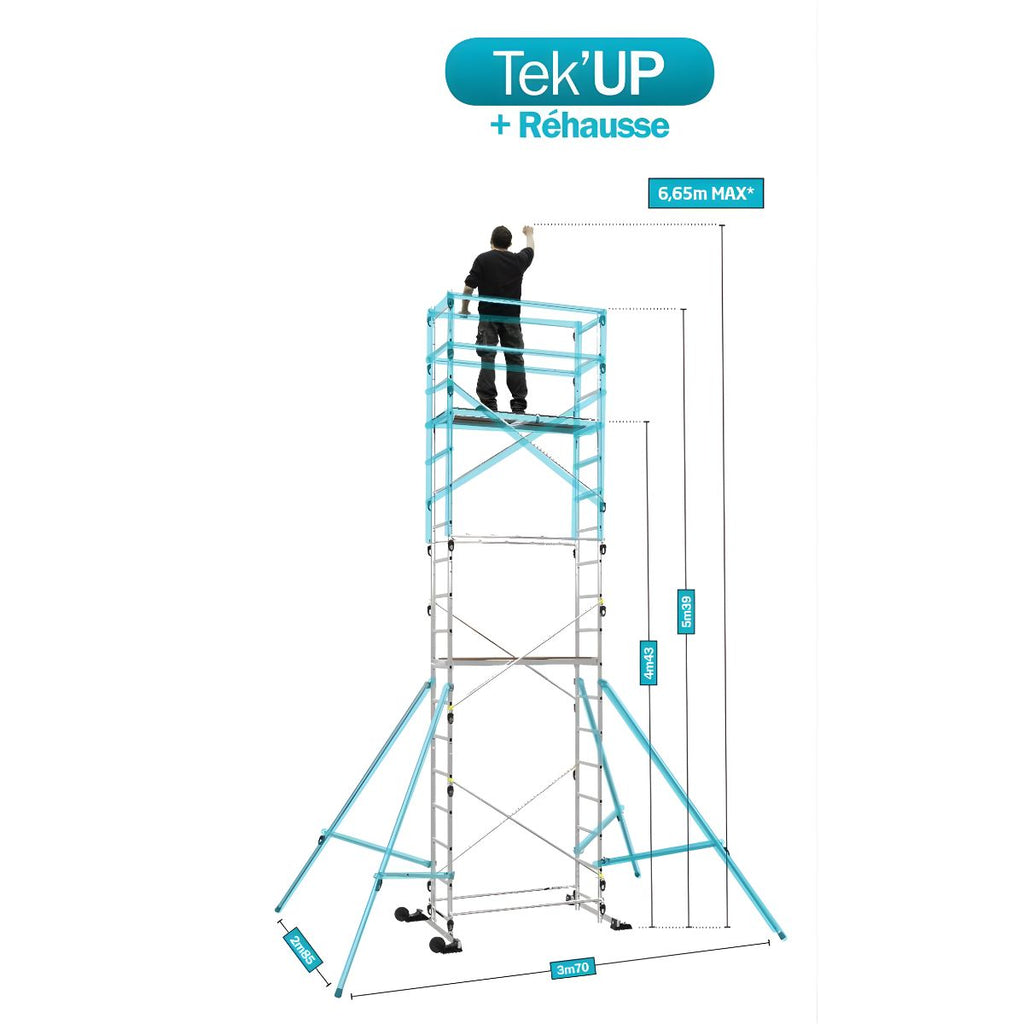 Échafaudage roulant domestique Tek’Up Centaure