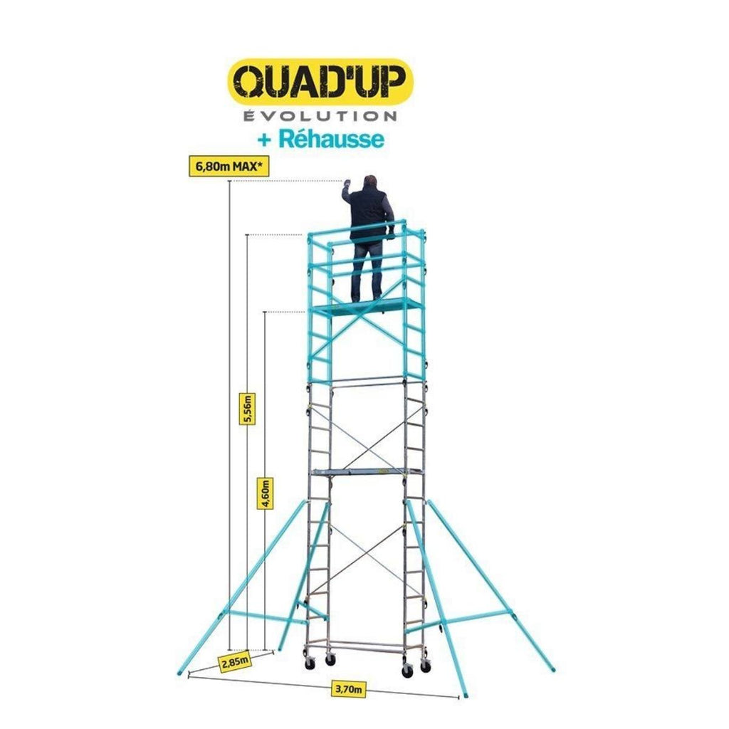 Échafaudage roulant Quad’Up Évolution Centaure Duarib