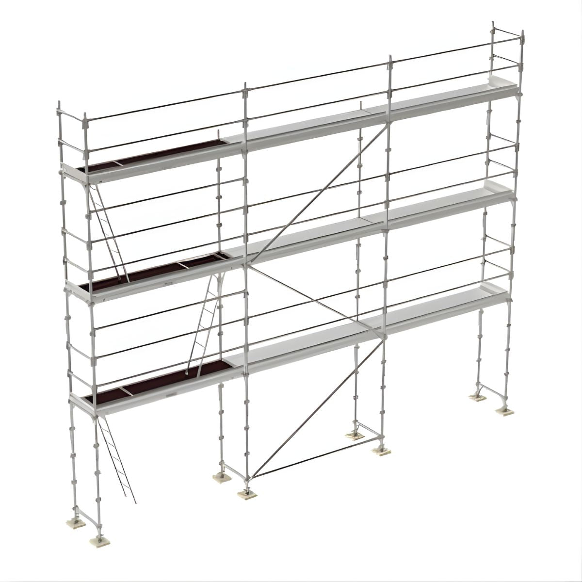 Échafaudage façadier R200 Garde Corps Lisses