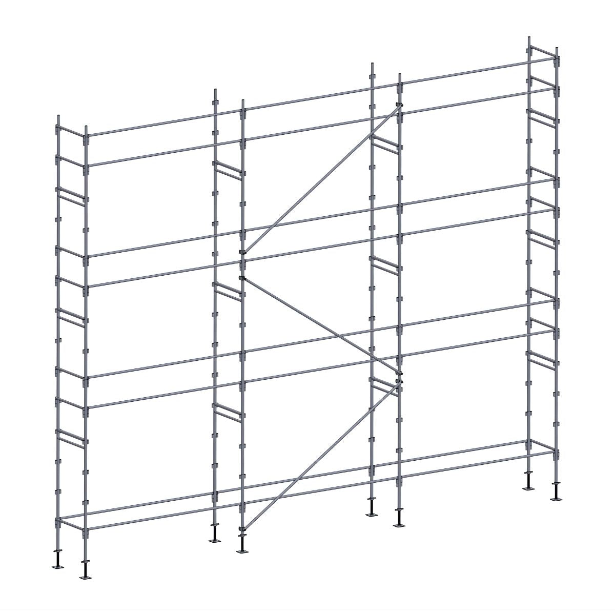 Échafaudage façadier ES45 – 80 m²