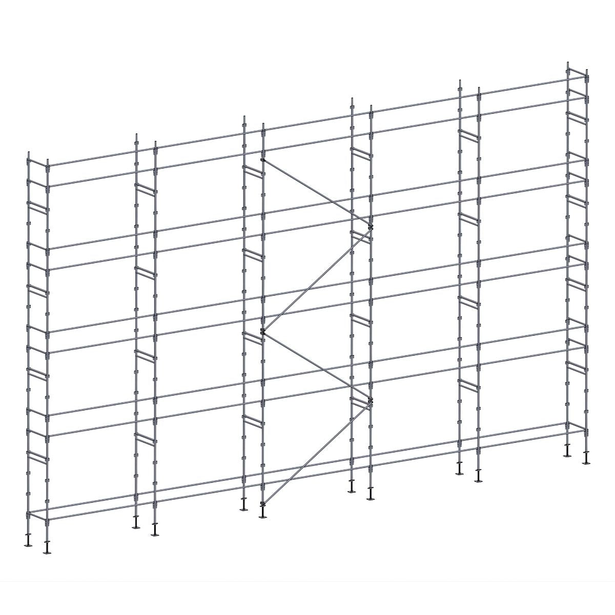 Échafaudage façadier ES45 – 160 m²