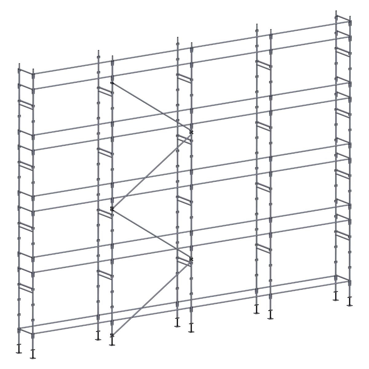 Échafaudage façadier ES45 – 130 m²