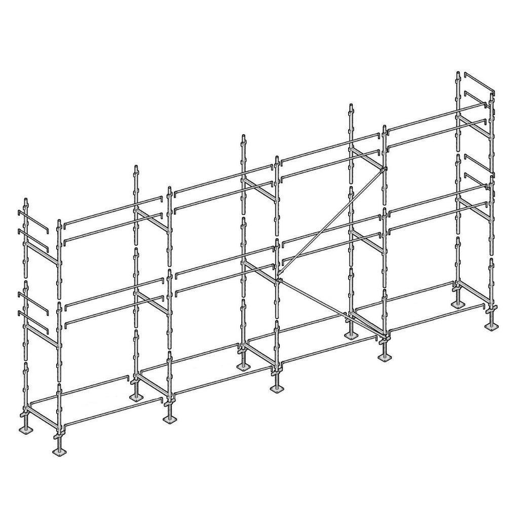 Échafaudage façadier ALTRAD 78 m²