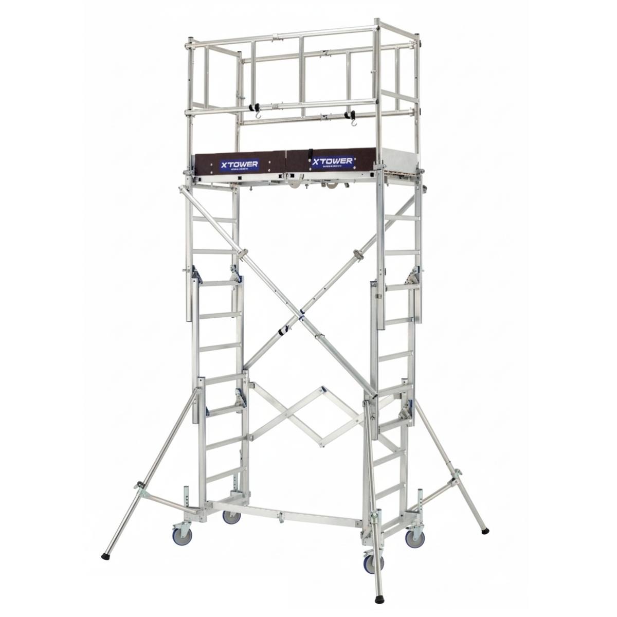 Échafaudage télescopique roulant XTOWER Tubesca Comabi – avec kit Embarq offert