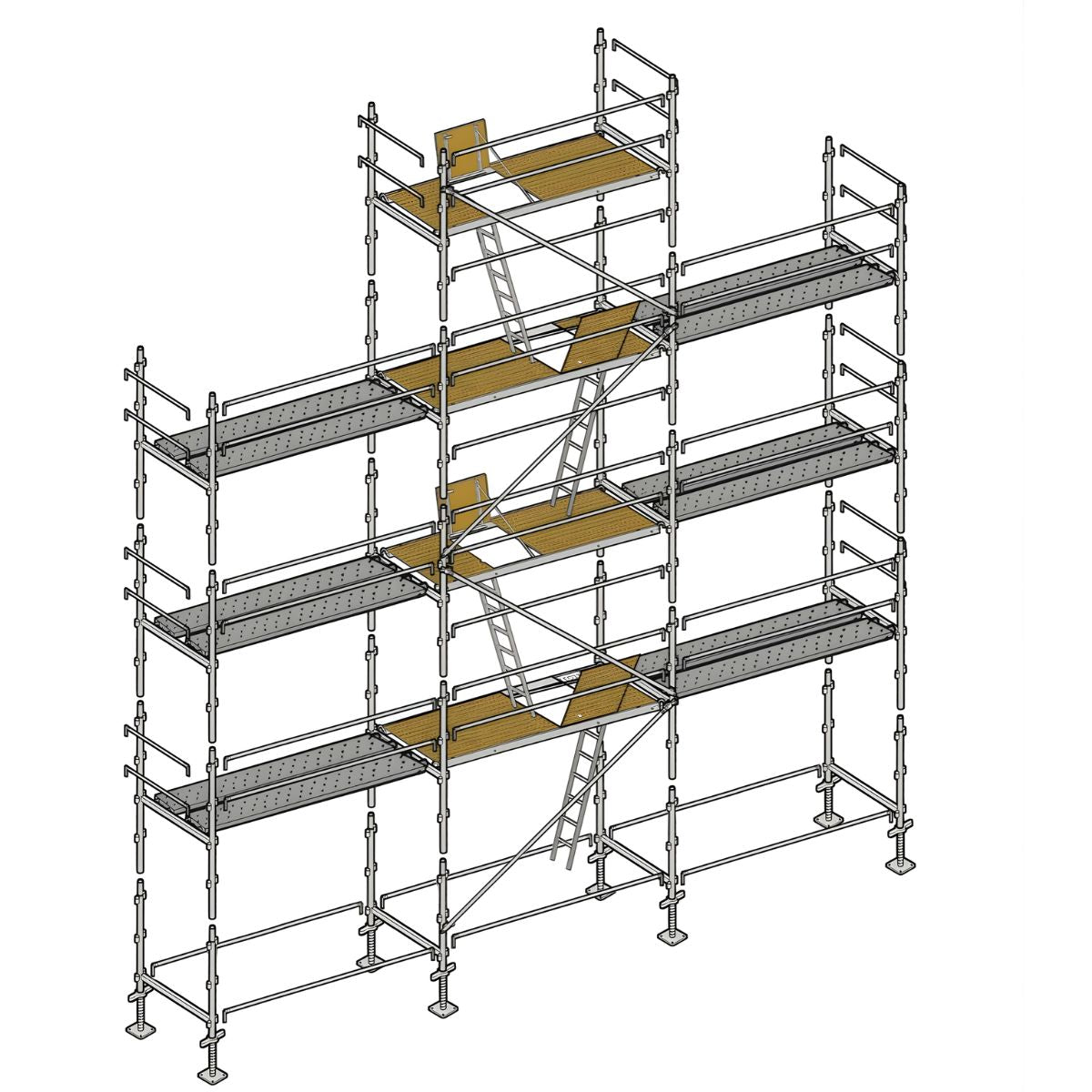 Échafaudage façadier ALTRAD 88 m²