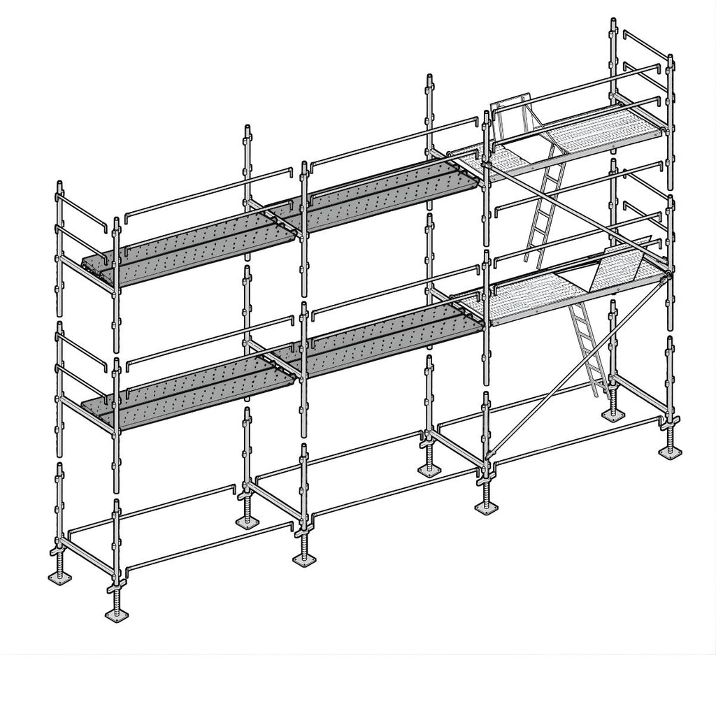 Échafaudage façadier ALTRAD 60 m²