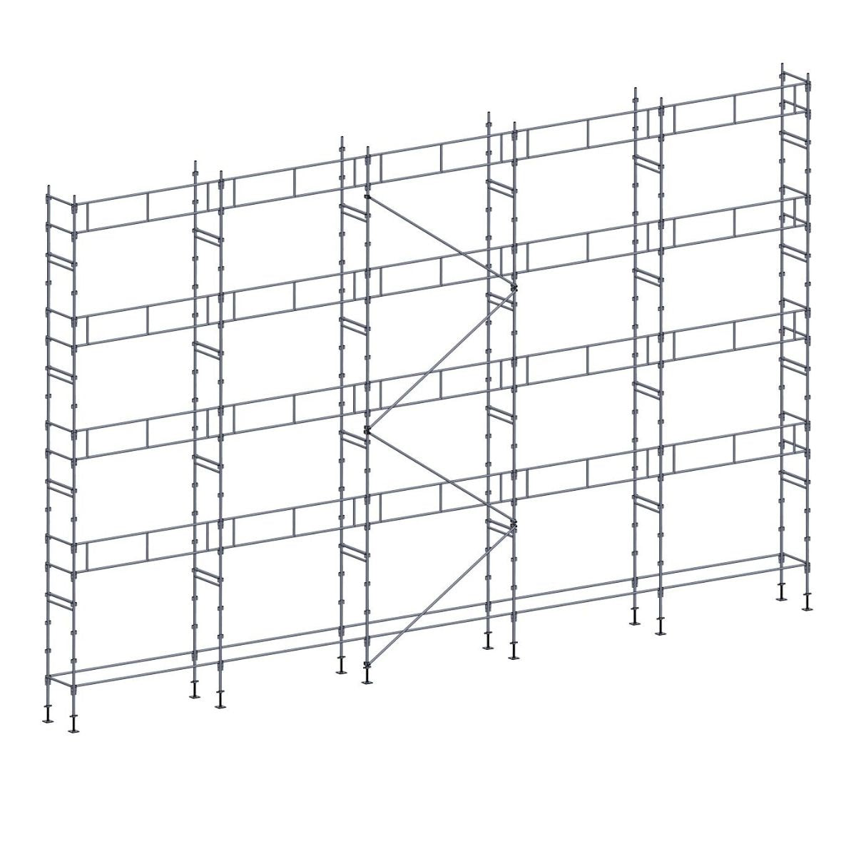 Échafaudage façadier ES45 – 160 m²