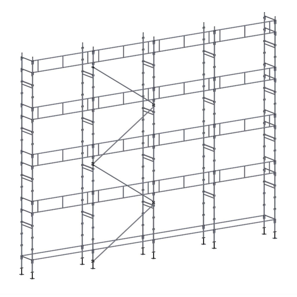 Échafaudage façadier ES45 – 130 m²