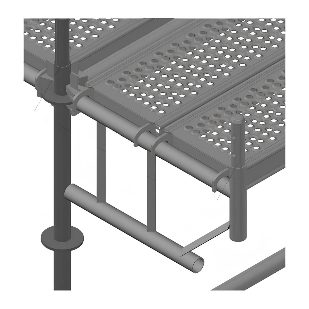 Console de déport pour échafaudage MEKA 48