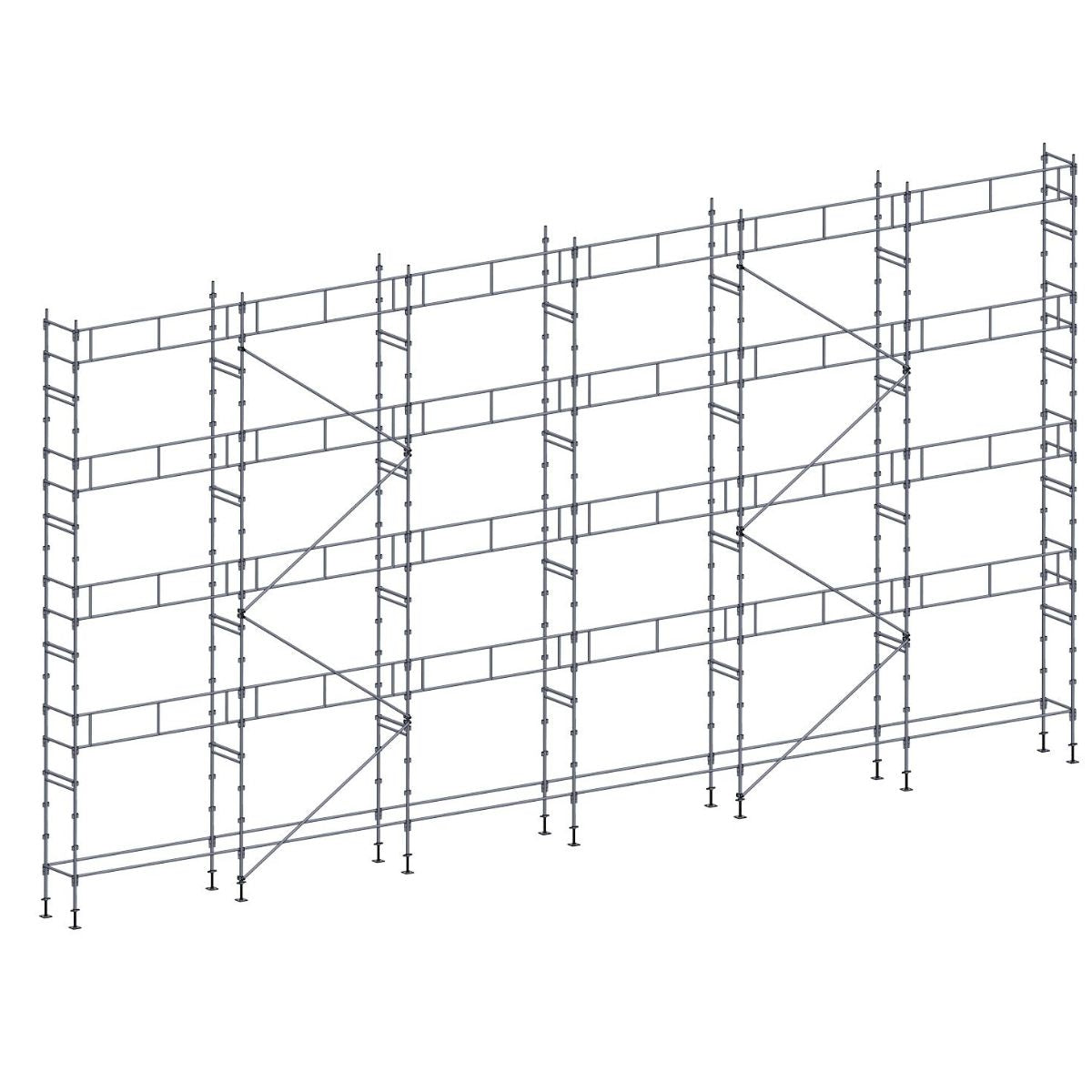 Échafaudage façadier ES45 – 190 m²