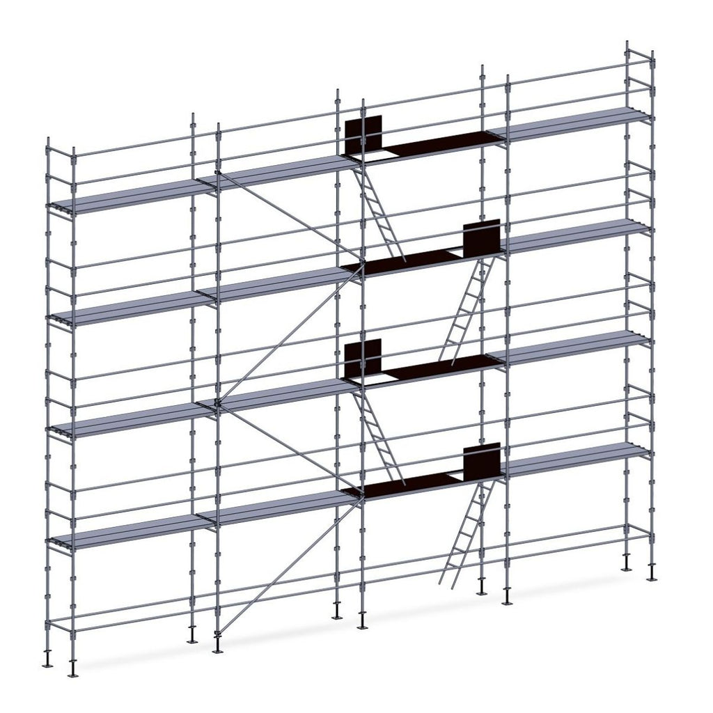 Échafaudage façadier ES45 – 130 m²