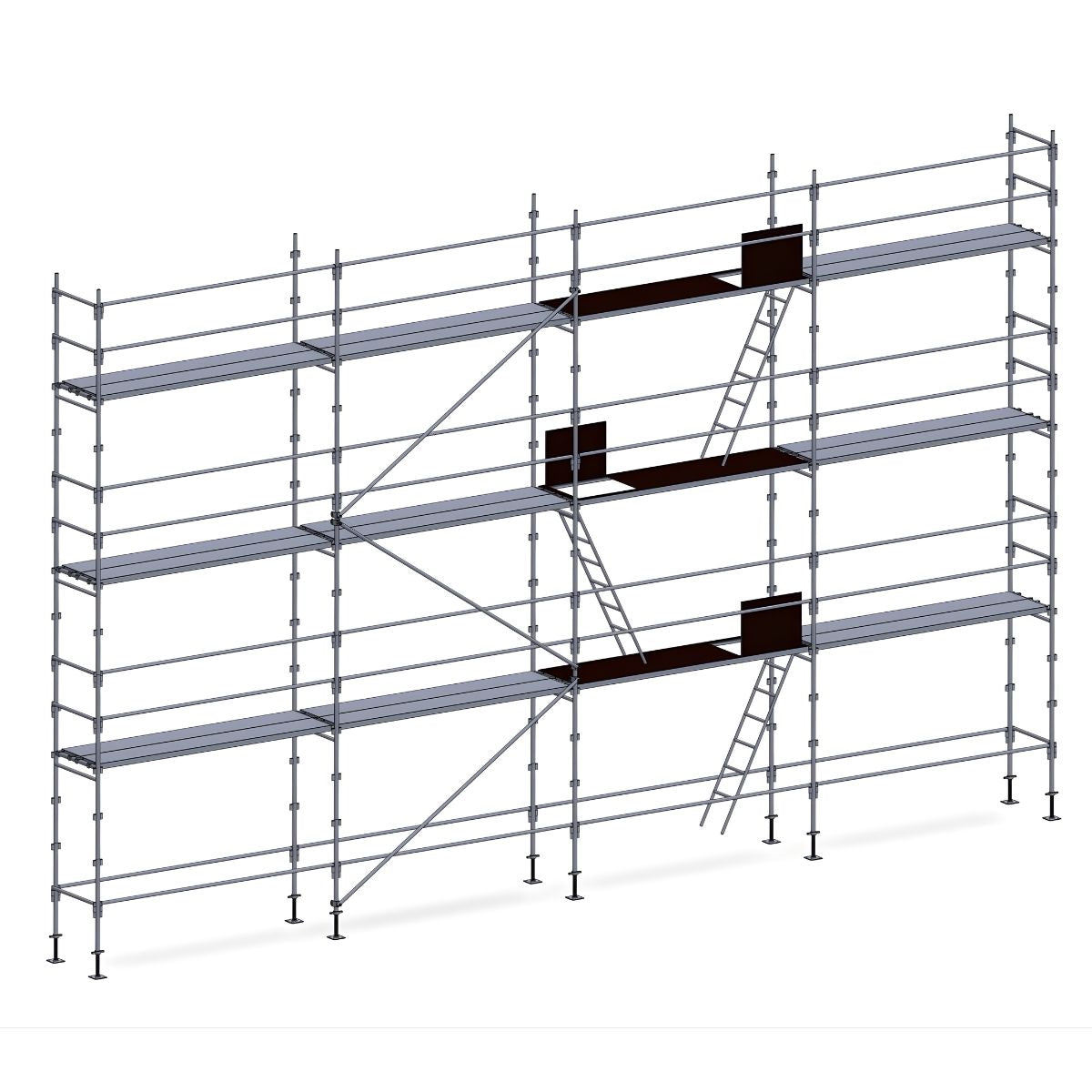 Échafaudage façadier ES45 – 104 m²