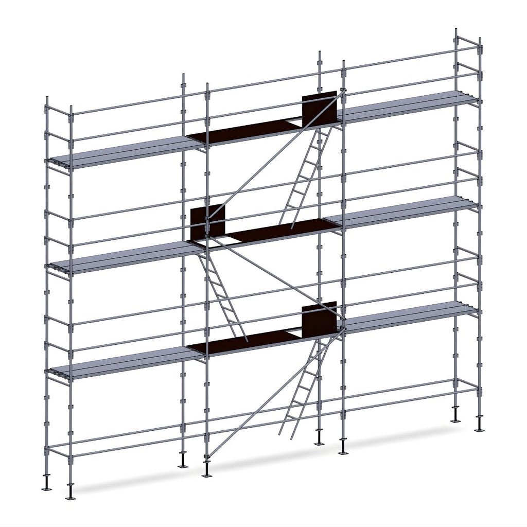 Échafaudage façadier ES45 – 80 m²