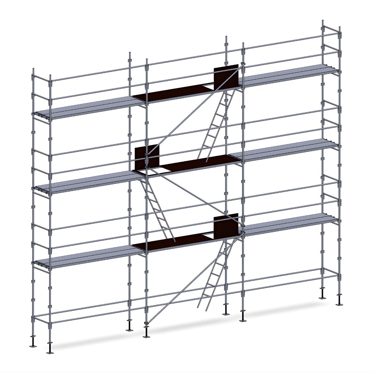 Échafaudage façadier ES45 – 80 m²