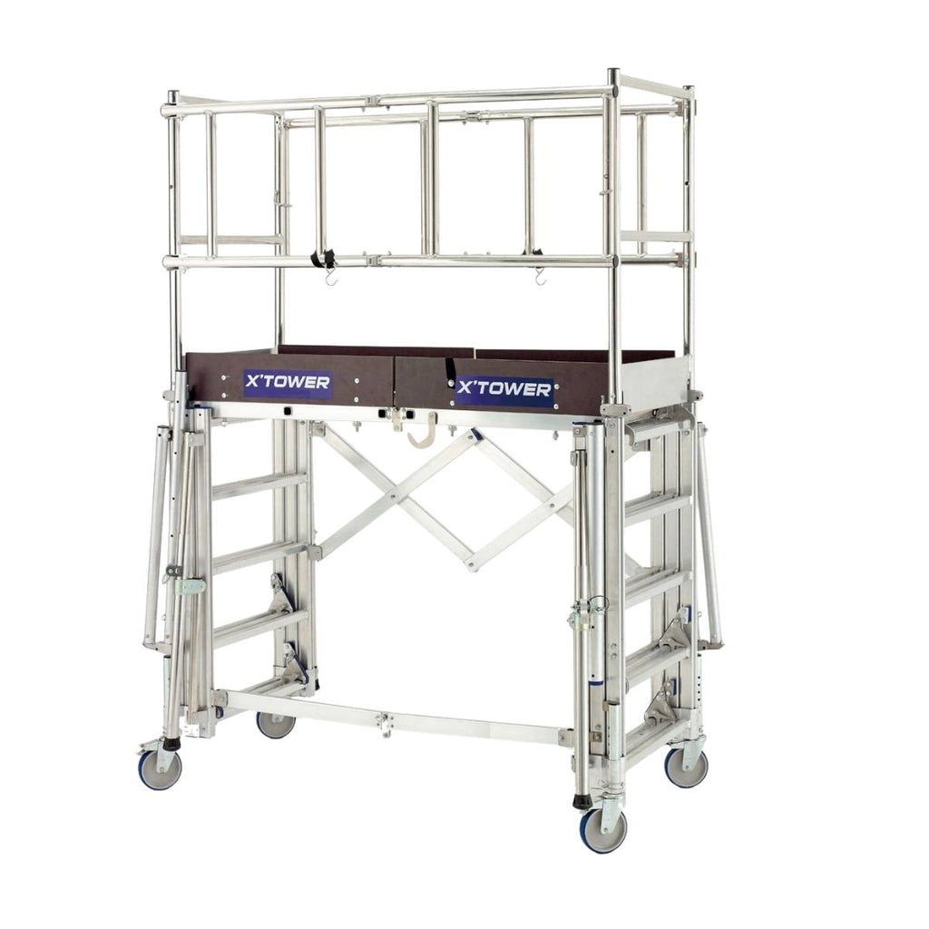 Échafaudage télescopique roulant XTOWER Tubesca Comabi – avec kit Embarq offert