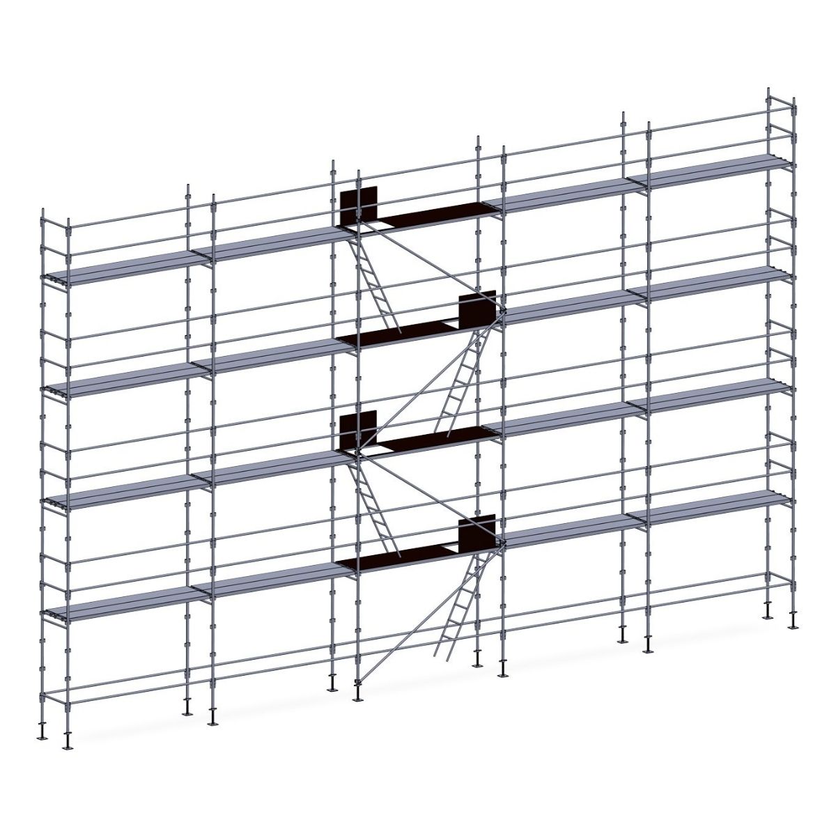 Échafaudage façadier ES45 – 160 m²