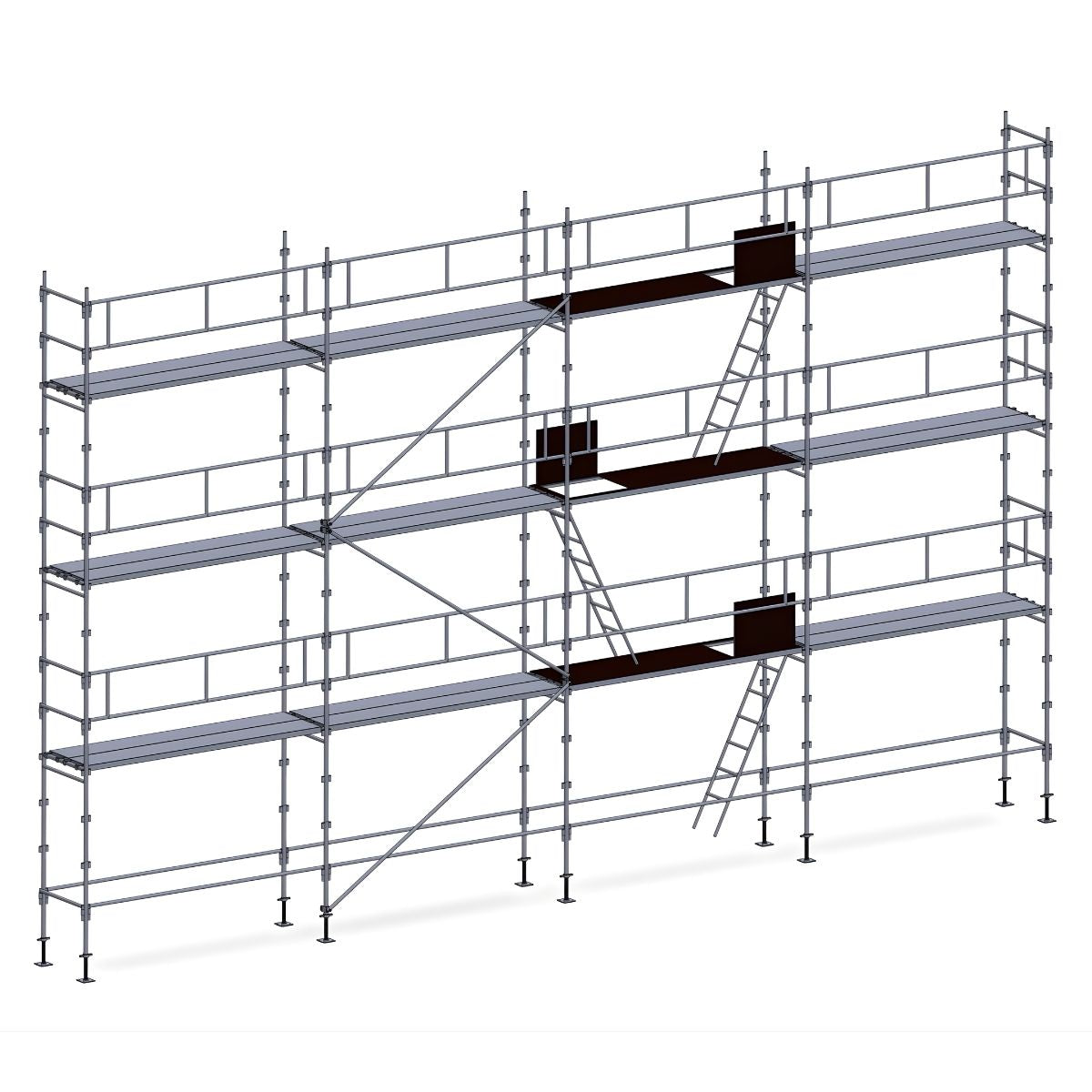 Échafaudage façadier ES45 – 104 m²