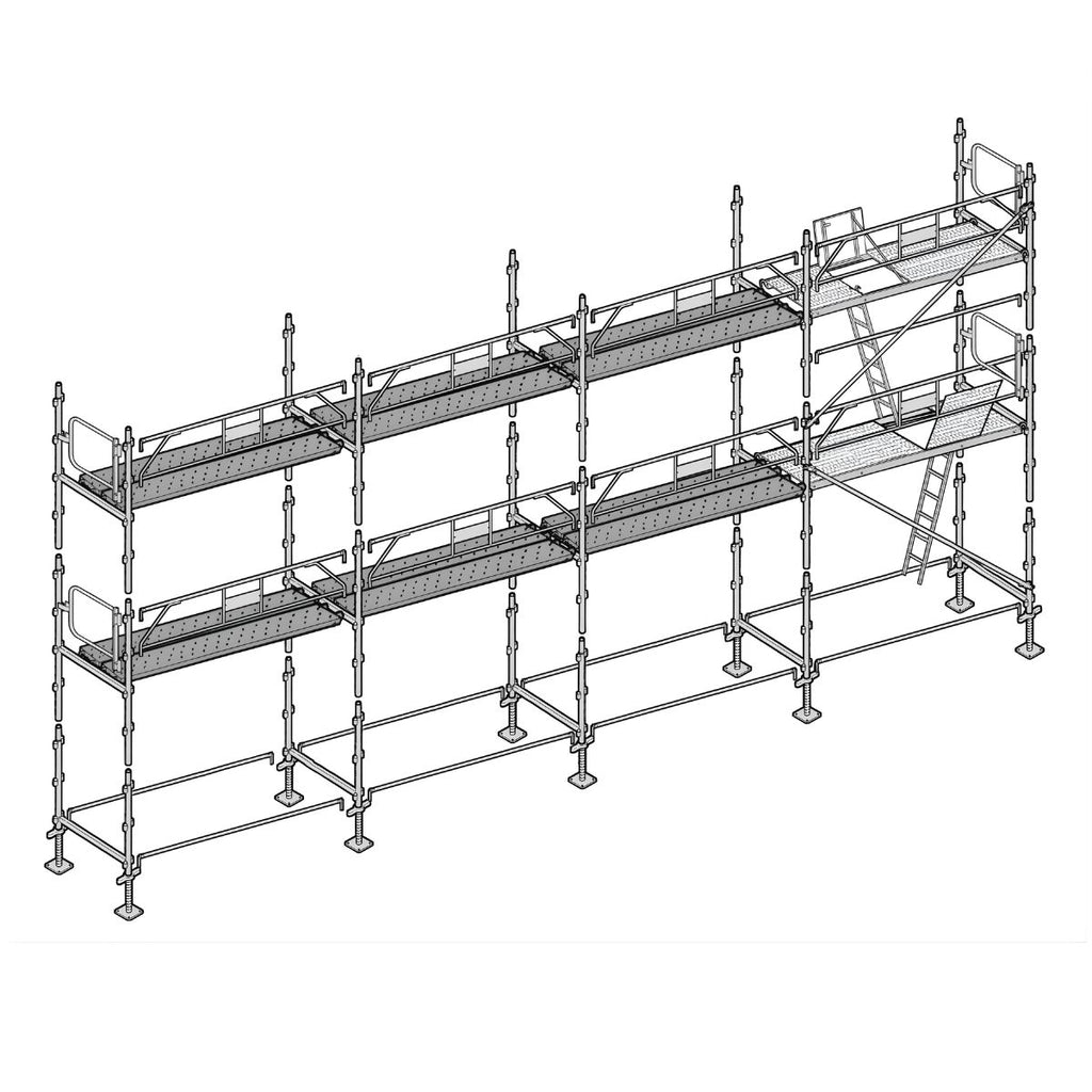 Échafaudage façadier ALTRAD 78 m²