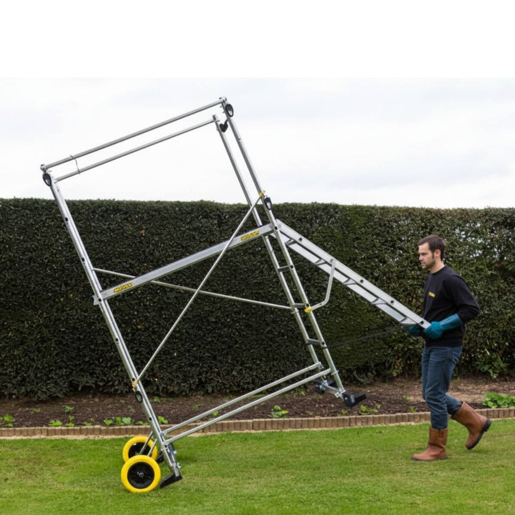 Centaure Garden’Up – Échafaudage de jardin en aluminium à roues increvables