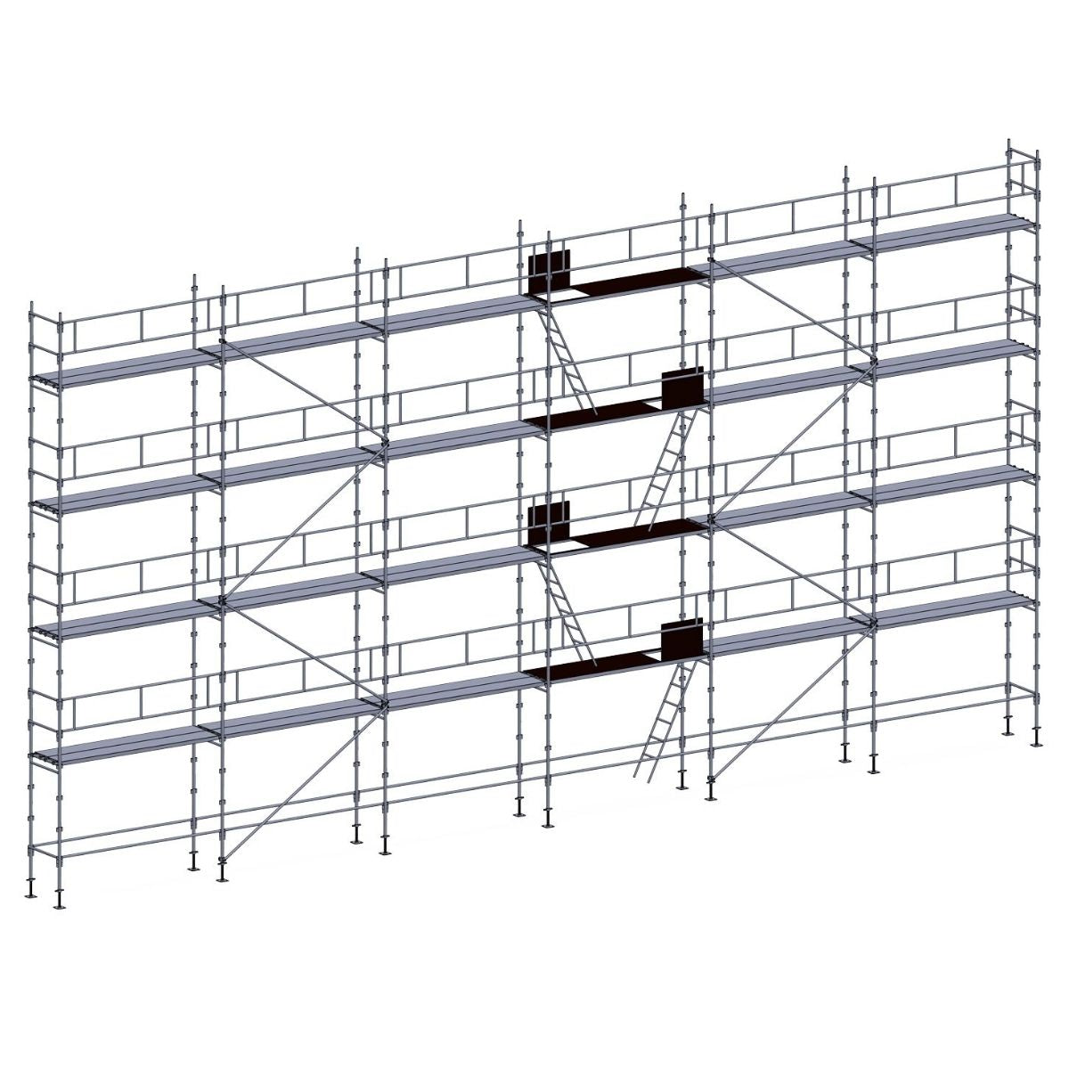 Échafaudage façadier ES45 – 190 m²