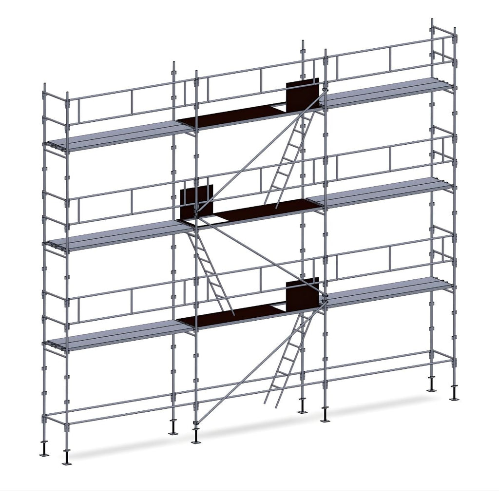 Échafaudage façadier ES45 – 80 m²