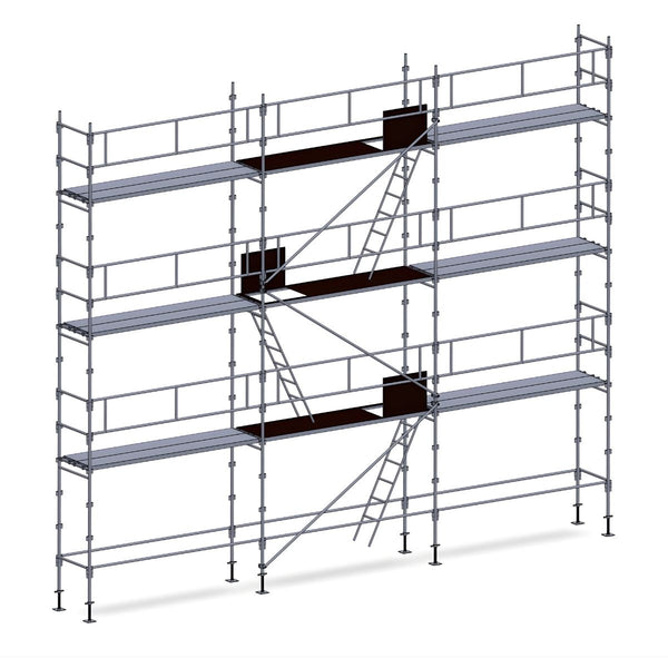 Échafaudage façadier ES45 – 80 m²