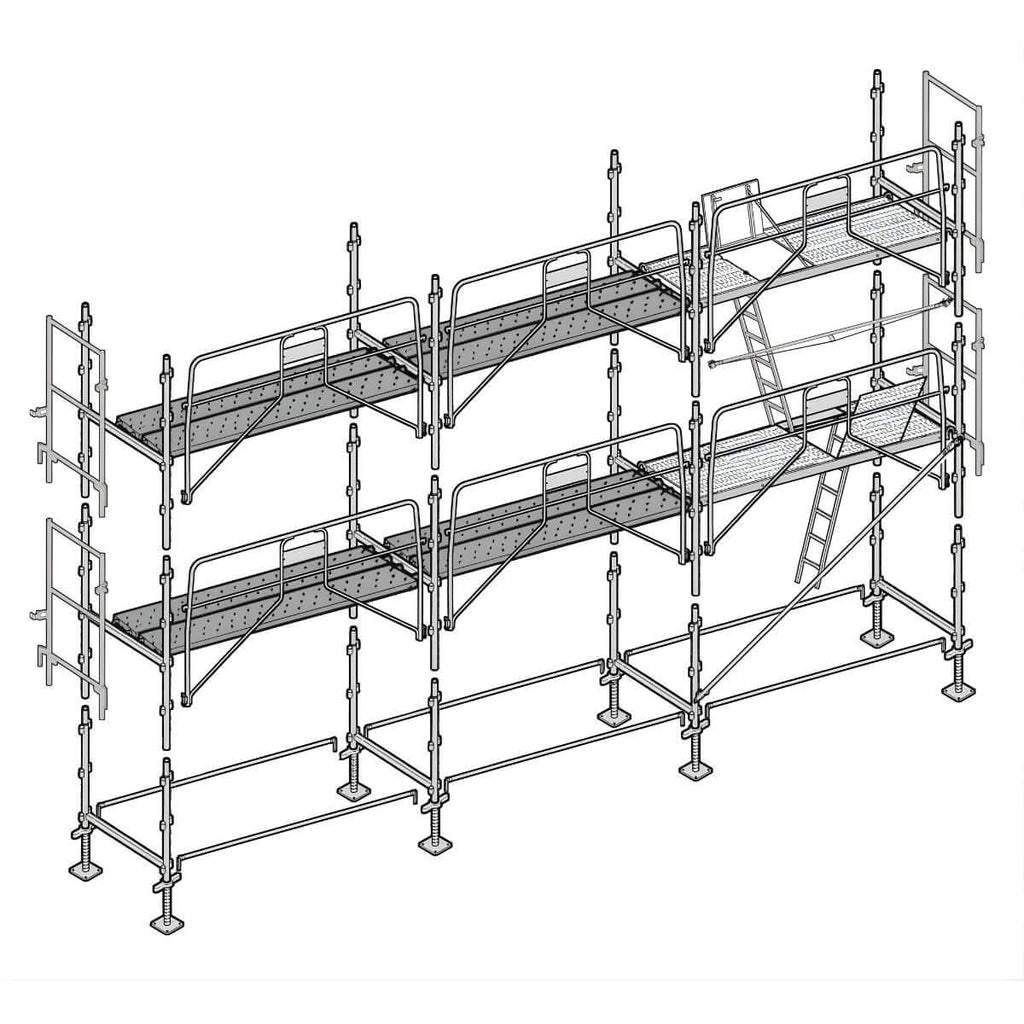 Échafaudage façadier ALTRAD 60 m²