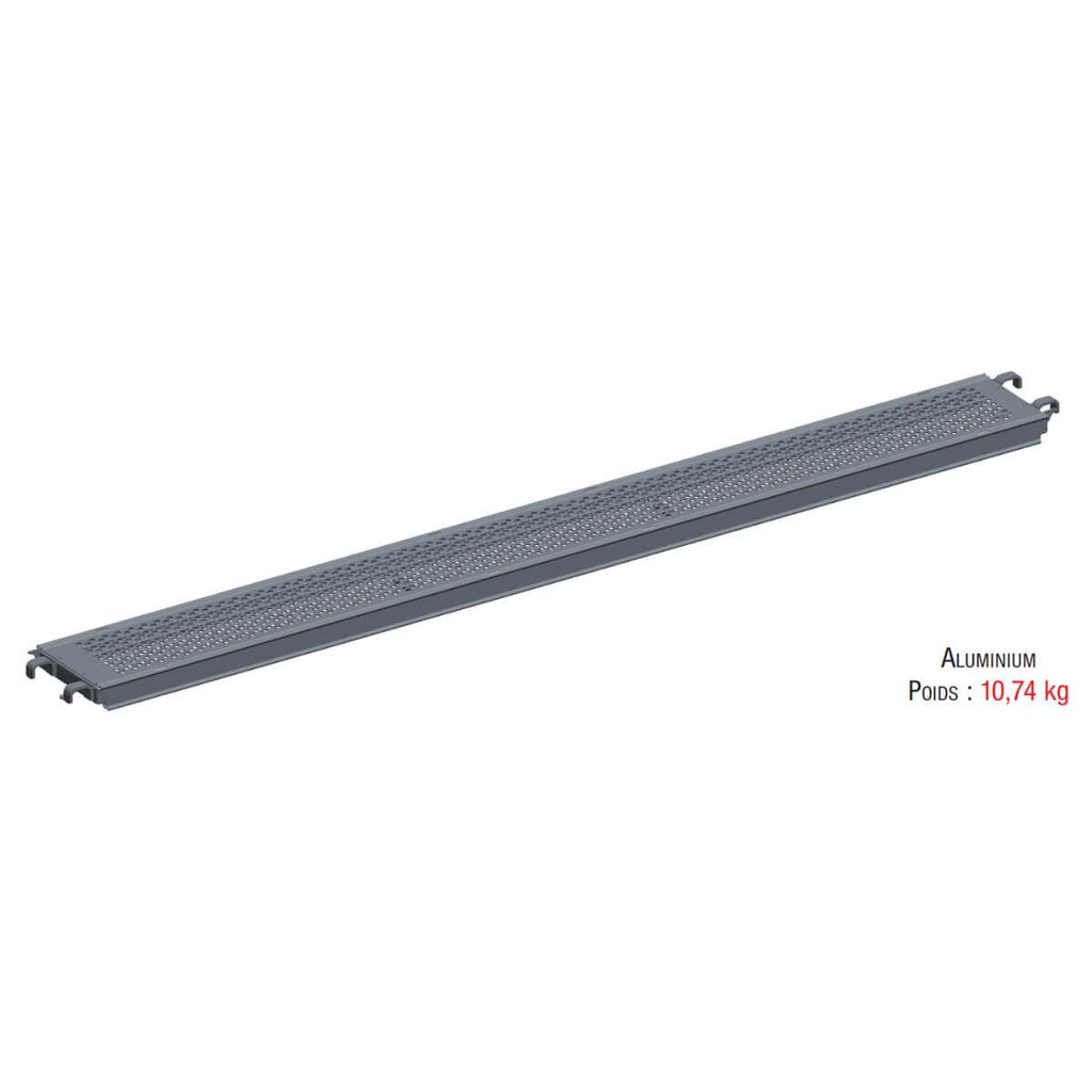 Plateau d’échafaudage ALTRAD aluminium – 3,00 x 0,30 m