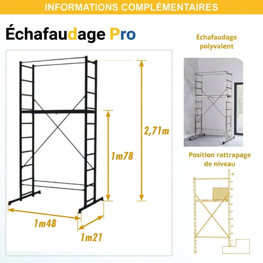 Échafaudage Domestique Centaure Duarib B4