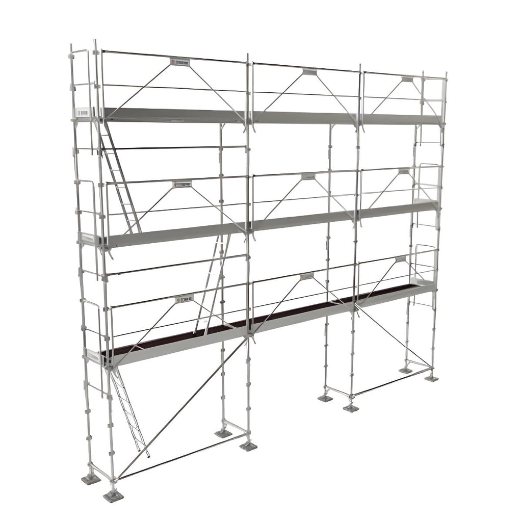 Échafaudage façadier R200 Garde-corps Monoblocs 80 m²