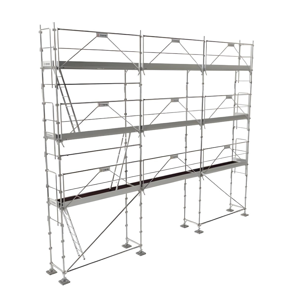 Échafaudage façadier R200 Garde-corps Monoblocs 80 m²