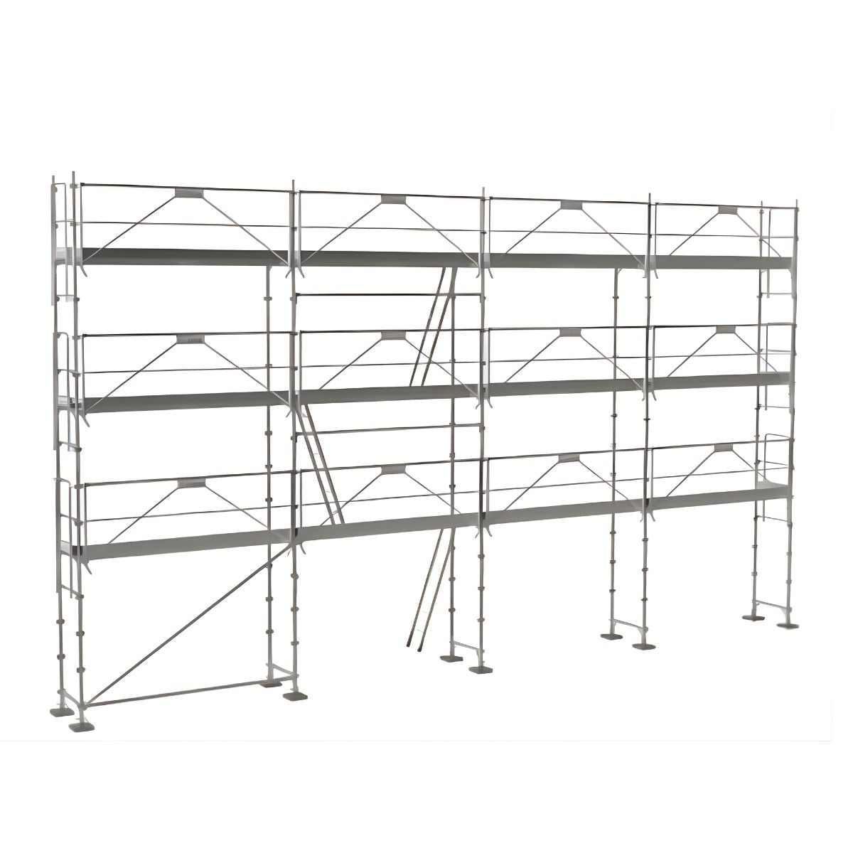 Échafaudage façadier R200 Garde-corps Monoblocs 104 m²