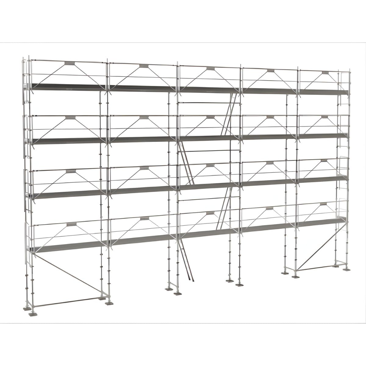 Échafaudage façadier R200 Garde-corps Monoblocs 160 m²