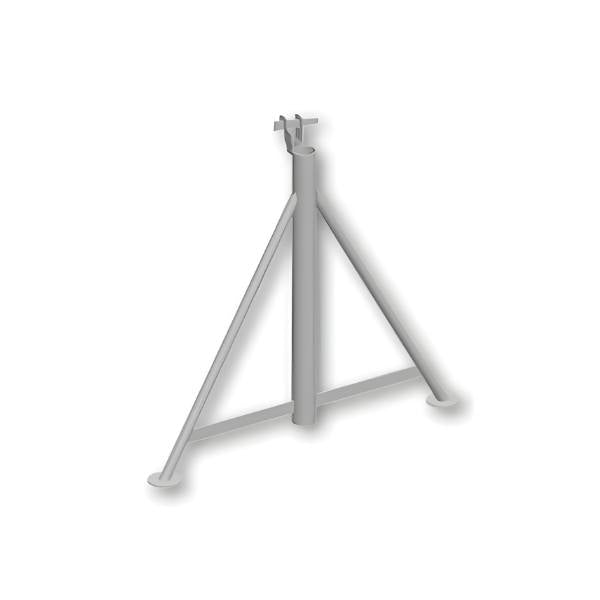 Pied triangulaire de maçon – Hauteur 740 mm