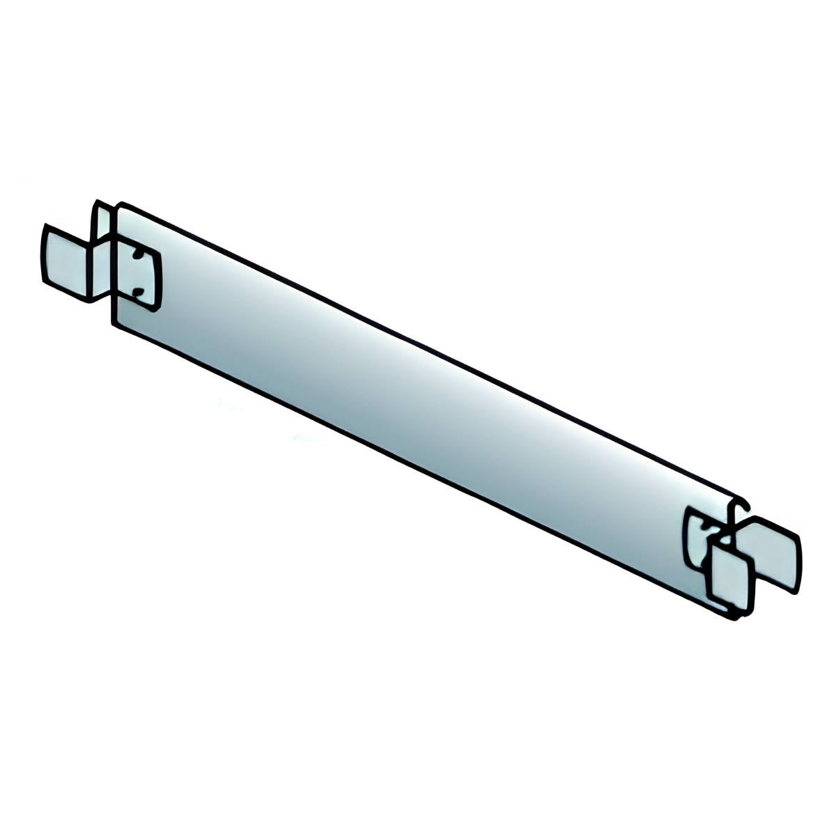 Plinthe d'extrémité acier galvanisé multidirectionnel 0,65 m et 1 m
