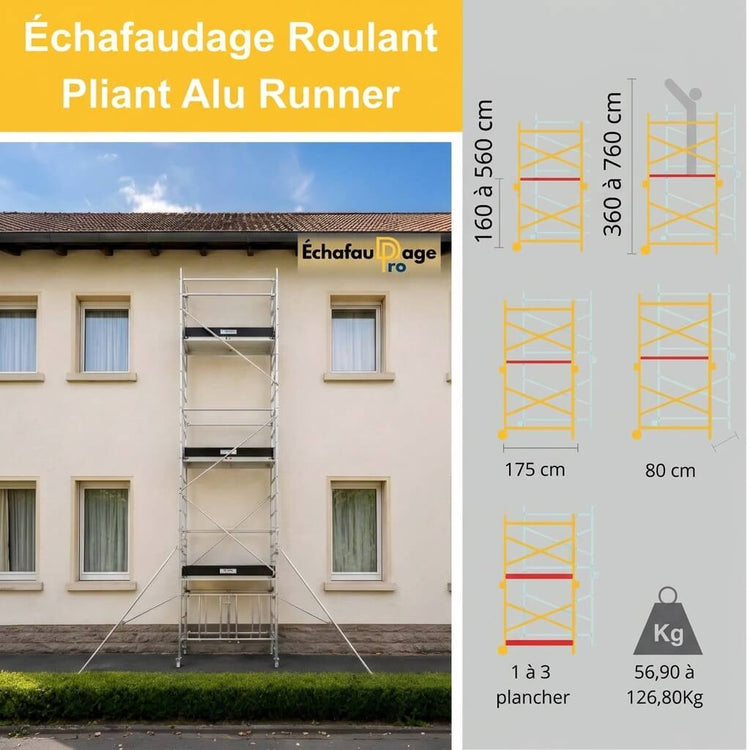 Echafaudage roulant Tubesca