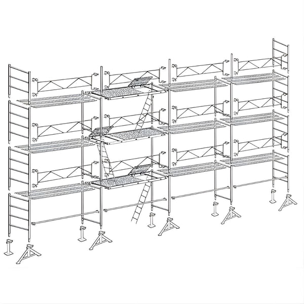 Échafaudage maçon Altrad 49 - 104 m²