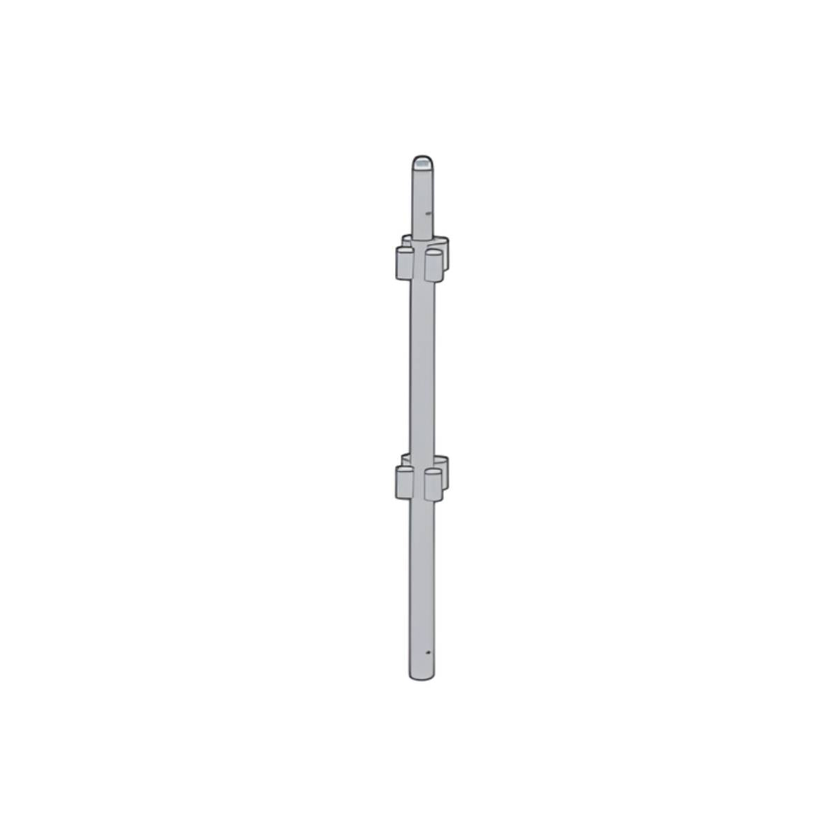 Montant Altrad 1m à 4 goussets pour échafaudage façadier