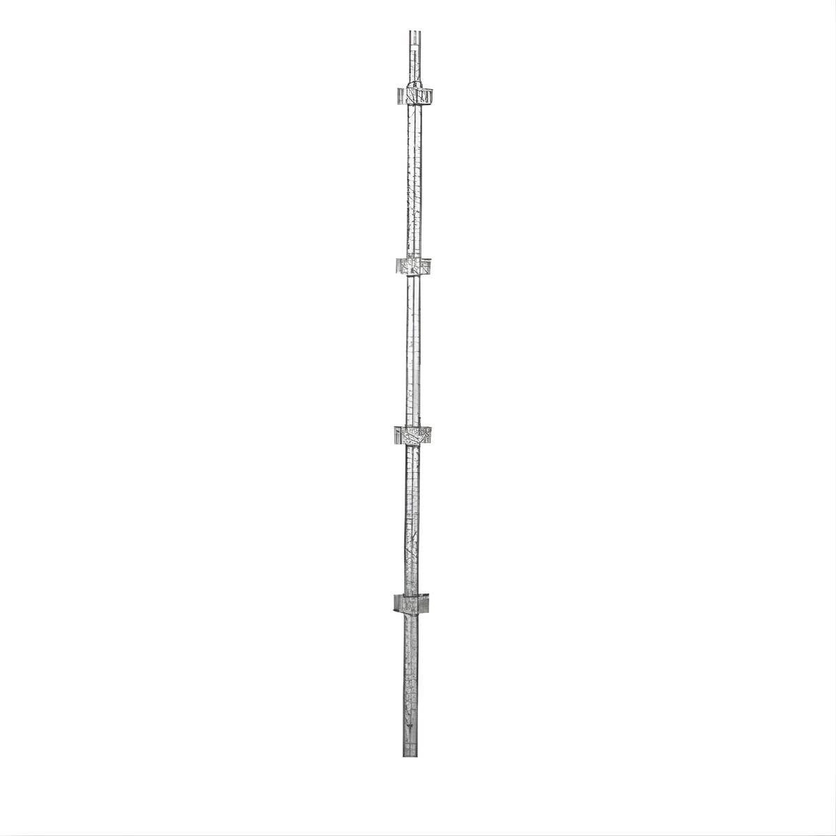 Montant Tubesca 2m avec 4 nœuds pour échafaudage M368