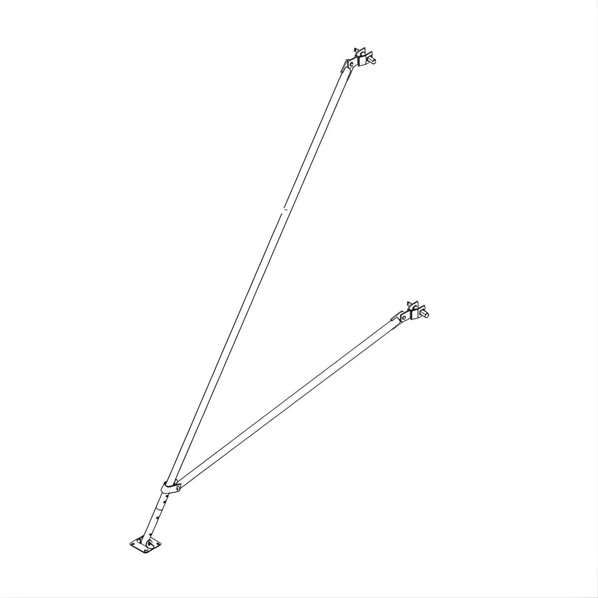 Stabilisateur M49 Tubesca Comabi pour échafaudage professionnel