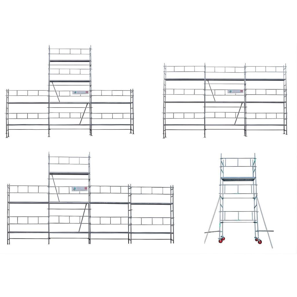 Échafaudage faitage révolution 4en1