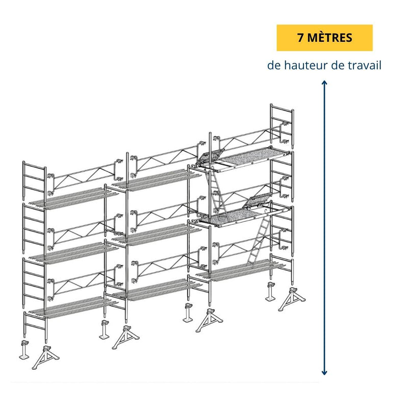 Échafaudage maçon Altrad 49 - 70 m²