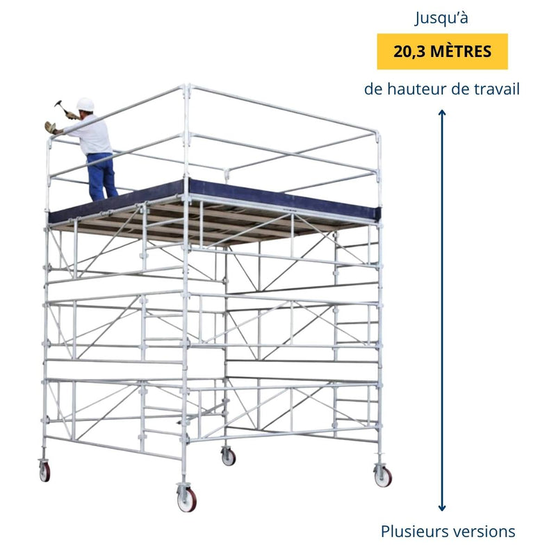 Échafaudage roulant Généris 900 Tubesca Comabi