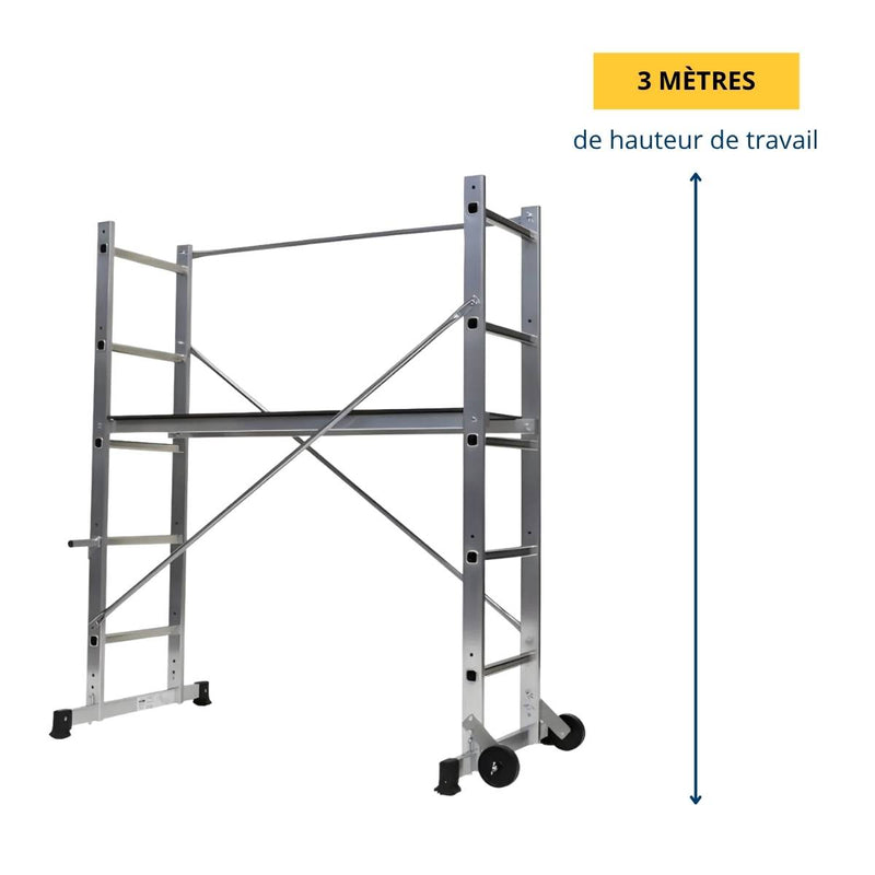 Échafaudage roulant B3 – Hauteur de travail 3 m
