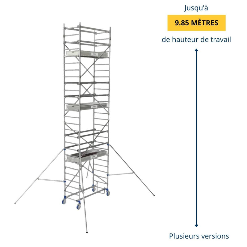 Échafaudage roulant aluminium CROSS 180