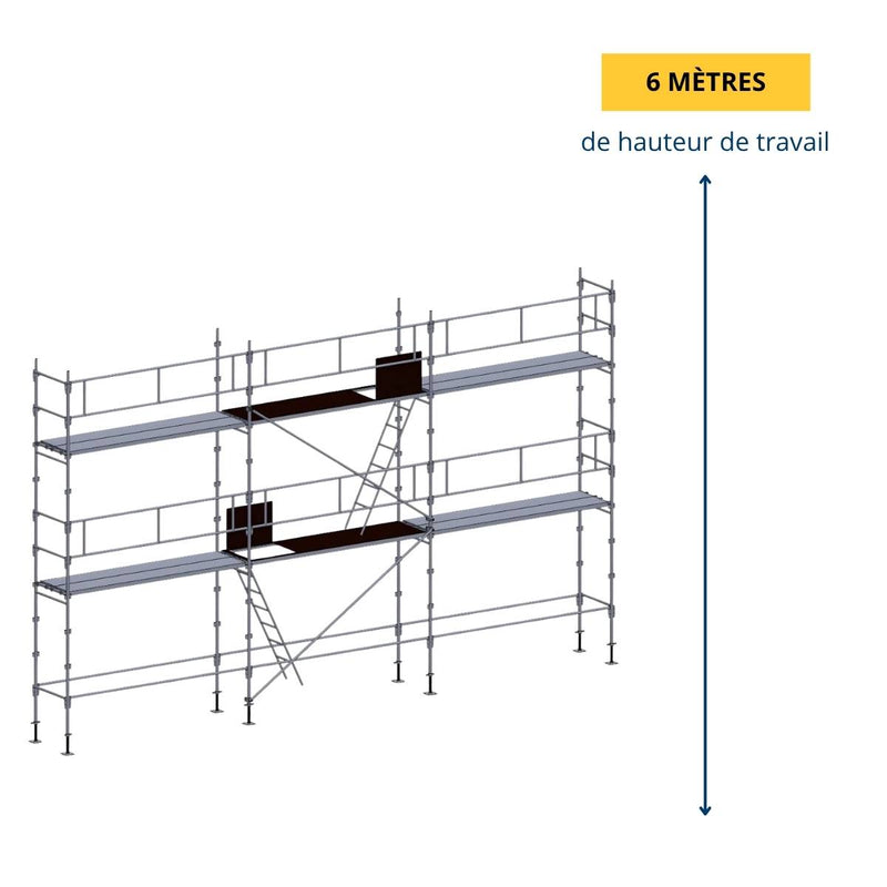 Échafaudage professionnel ES45 – 60 m²
