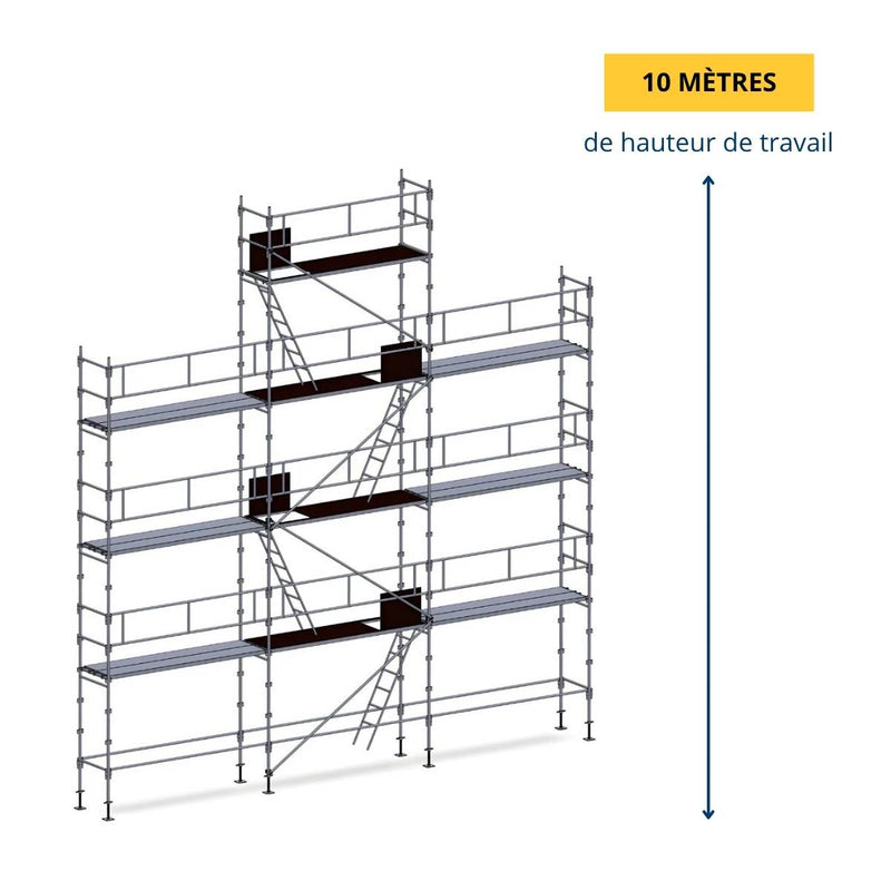 Échafaudage façadier ES45 – 88 m²